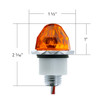 2 LED Dual Function Mini Crystal Watermelon Light (Clearance/Marker)-Amber LED/Amber Lens