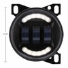 18 LED Fog Light With LED Light Bar For Peterbilt 579 (2012-2021) & Kenworth T660 (2007-2017)-Black