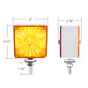 48 LED Competition Series Mini Double Face Light - Amber & Red LED/Amber & Red Lens