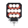 10 LED High Power LED Work Light With "U" Light Guide-Red