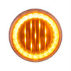 33 LED 4" Round Lumos Light X-Series (Turn Signal) - Amber LED/Amber Lens