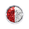 Double Fury 19 LED Dual Function Crystal Watermelon Light Kit With Bezel-Red & White LED/Clear Lens