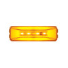 10 LED Rectangular GloLight (Clearance/Marker) - Amber LED/Amber Lens (Bulk)