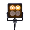4 High Power LED Square Warning Lighthead - Amber LED (Bulk)