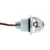 2 LED Dual Function Mini Crystal Watermelon Light (Clearance/Marker)-Amber LED/Clear Lens