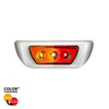 3 LED Double Fury Cab Light For 2013-2021 Kenworth T680 & 2012-2021 Peterbilt 579-Amber & Red LED