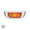 3 LED Double Fury Cab Light For 2013-2021 Kenworth T680 & 2012-2021 Peterbilt 579-Amber & Red LED