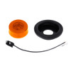 9 LED 2.5" Round GloLight Kit (Clearance/Marker) - Amber LED/Amber Lens