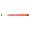 17" 27 LED Low Profile Light Bar (Stop, Turn & Tail) With Back-Up Light - Red & White LED/ Red & Clear Lens