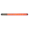 17" 27 LED Low Profile Light Bar (Stop, Turn & Tail) With Back-Up Light - Red & White LED/ Red & Clear Lens