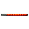 17" 27 LED Low Profile Light Bar (Stop, Turn & Tail) With Back-Up Light - Red & White LED/ Red & Clear Lens