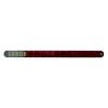 17" 27 LED Low Profile Light Bar (Stop, Turn & Tail) With Back-Up Light - Red & White LED/ Red & Clear Lens