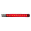 17" 27 LED Low Profile Light Bar (Stop, Turn & Tail) With Back-Up Light - Red & White LED/ Red & Clear Lens