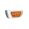 3 LED Double Fury Cab Light For 2013-2021 Kenworth T680 & 2012-2021 Peterbilt 579-Amber & White LED