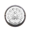 17 LED Watermelon Dual Function Double Fury Light Flush Mount Kit With Low Profile SS Bezel-Amber & White LED