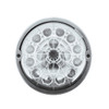 17 LED Watermelon Dual Function Double Fury Light Flush Mount Kit With Low Profile SS Bezel-Amber & White LED