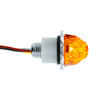 Double Fury 4 LED Dual Function 1-1/8" Crystal Watermelon Light-Amber & Blue LED