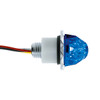 Double Fury 4 LED Dual Function 1-1/8" Crystal Watermelon Light-Amber & Blue LED