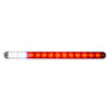 17" 27 LED Low Profile Light Bar (Stop, Turn & Tail) With Back-Up Light - Red & White LED/ Clear Lens