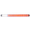 17" 27 LED Low Profile Light Bar (Stop, Turn & Tail) With Back-Up Light - Red & White LED/ Clear Lens