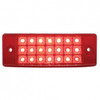 21 LED Reflector Rectangular Light (Clearance/Marker) - Red LED/Red Lens (Bulk)