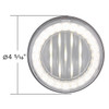 33 LED 4" Round Lumos Light X-Series (Back-Up) - White LED/Clear Lens