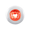 2 LED 3/4" Mini Light With Bezel (Clearance/Marker) - Red LED/Clear Lens