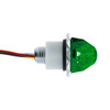 Double Fury 4 LED Dual Function 1-1/8" Crystal Watermelon Light-Amber & Green LED