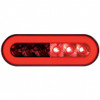 22 LED 6" Oval GloLight Kit (Stop, Turn & Tail) - Red LED/Red Lens (Each)
