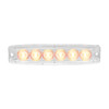 6 High Power LED Super Thin Warning Light - Amber LED/Clear Lens (Bulk)