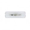 10 LED Rectangular GloLight (Clearance/Marker) - Red LED/Clear Lens