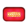 14 LED Rectangular GloLight (Stop, Turn & Tail) - Red LED/Red Lens (Bulk)