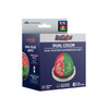 17 LED Watermelon Dual Function Double Fury Light Flush Mount Kit With Low Profile SS Bezel-Red & Green LED