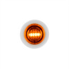 2 LED 3/4" Mini Dual Function Double Fury Light (Clearance/Marker) - Amber & White LED/Clear Lens