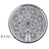 12 LED 4" Round Light (Stop, Turn & Tail) With Heated Lens - Red LED/Clear Lens
