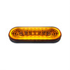 22 LED 6" Oval Abyss Light (Turn Signal) - Amber LED/Clear Lens