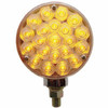 21 LED Single Face Turn Signal Light - Amber LED/Clear Lens