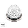 17 LED Watermelon Dual Function Double Fury Light Flush Mount Kit With Low Profile SS Bezel-Red & White LED