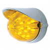 19 LED Watermelon Flush Mount Kit With Visor - Amber LED/Amber Lens