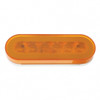 22 LED 6" Oval GloLight Bar Kit (Turn Signal) - Amber LED/Amber Lens (Each)