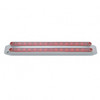 Dual 14 LED 12" Light Bars (Stop, Turn & Tail) - Red LED/Red Lens