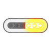 22 LED 6" Oval GloLight (Turn Signal) - Amber LED/Clear Lens