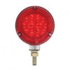 54 LED Single Stud Double Face GloLight (Turn Signal) - Amber & Red LED/Amber & Red Lens