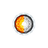 Double Fury 4 LED Dual Function 1-1/8" Crystal Watermelon Light-Amber & White LED