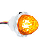 Double Fury 4 LED Dual Function 1-1/8" Crystal Watermelon Light-Amber & White LED