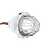 Double Fury 4 LED Dual Function 1-1/8" Crystal Watermelon Light-Amber & White LED