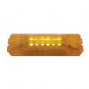 12 LED Rectangular Light (Clearance/Marker) - Amber LED/Amber Lens