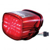 29 LED Tail Light For Harley Motorcycle With 4 LED License Light - Red LED/Red Lens