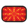 15 LED Rectangular Light (Stop, Turn & Tail) - Red LED/Red Lens