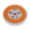18 LED 4" Round GloLight (Turn Signal) - Amber LED/Amber Lens (Card)